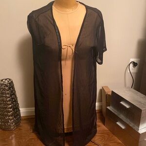 LaCarrie NWT Sheer Kimono, OS, Short Sleeve, 100% Polyester